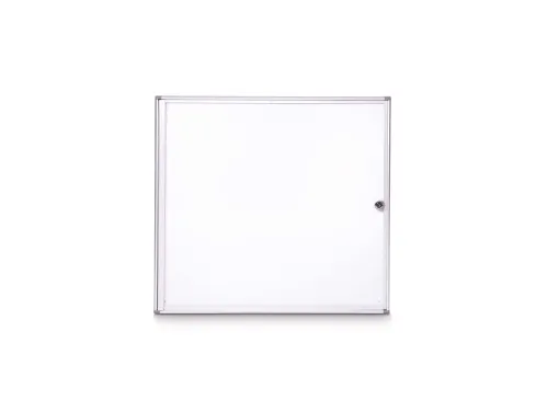Binnenvitrine wand MAULextraslim whiteboard 6xA4 met slot