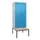 PBM-locker met bank,HxBxD 2120x800x815mm,2vak,vak B 400mm,draaigrendel