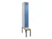locker met bank,voor scheiding van kleding,HxBxD 2120x300x815mm,1vak
