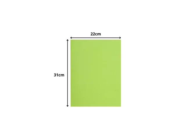 Inlegmappen Flash 80 100% Gerecycleerd 22x31cm Lichtgroen