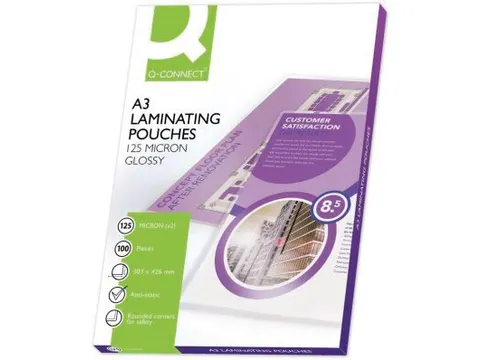 Lamineerhoes A3 Glanzend 303x426mm 2x125 Micron Doos 100 stuks