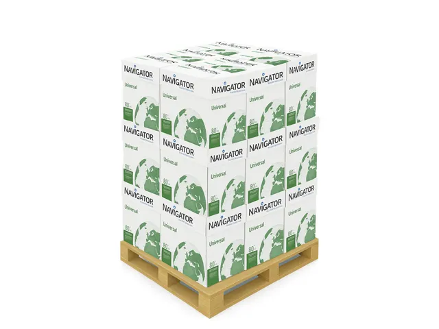 Kopieerpapier Navigator CO2 Neutraal A4 80 Gram Wit Halve Pallet