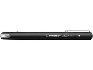 Fineliner STABILO dr!ver medium punt 0.8 mm Groen - 6