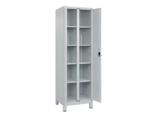 wasgoedverdeelkast,HxBxD 1950x600x500mm,vak B 300mm,draaigrendel - 2