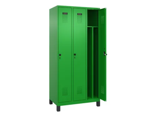 locker voor scheiding van kleding,HxBxD 1950x900x500mm,3vak