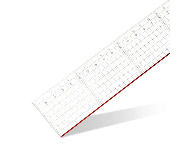 Règle à découper Plexiglas Biseau de coupe 50cm