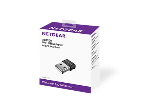 NETGEAR A6150, Sans fil, USB, WLAN, Wi-Fi 5 (802.11ac), 867 Mbit/s, No