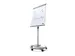 Mobiele Flipchart Vario met ronde stalen voet en wielen