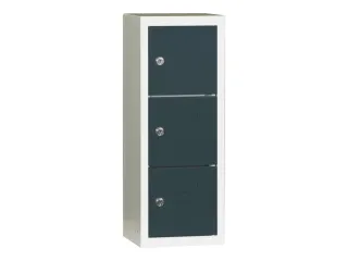 lockerkast,HxBxD 598x225x200mm,cil.-slot,sokkel,RAL7035,front RAL7016 - 2