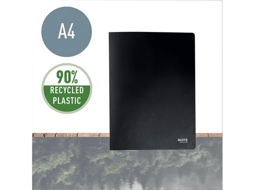 Showmap Leitz Recycle A4 40 tassen gerecycled PP zwart