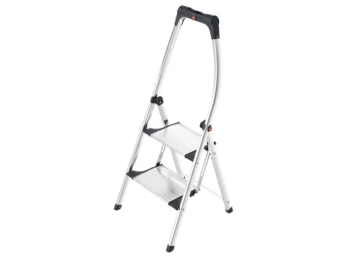 vouwtrapje bordes H 490mm 2treden aluminium