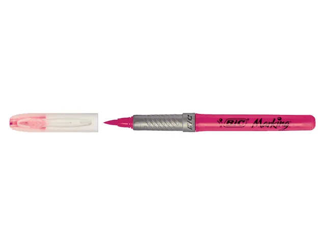 Markeerstift Bic flex assorti blister à 4 stuks