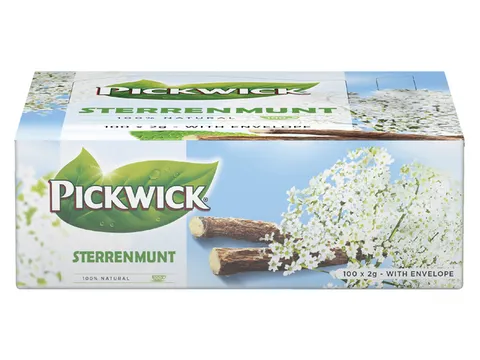Thé Pickwick Sterrenmunt 100x 2g avec enveloppe