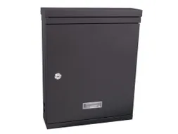 Wandbrievenbus Valencian Mat Zwart Staal