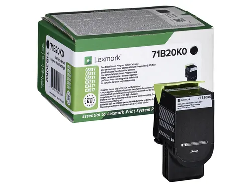Tonercartridge Lexmark 71B20K0 zwart