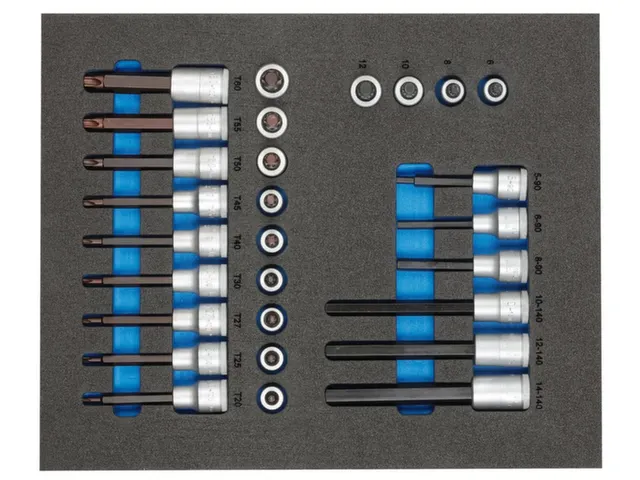 TS CT2-ITX19 Set schroevendraaierbits 1/2 inch in 2/4-controlemodule