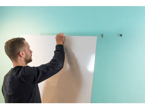Whiteboard 98x148cm Zonder Rand Gelakt Staal Magnetisch