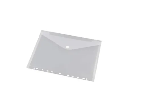 Enveloptas Velcro Sluiting A4 Geperforeerd 11-gaats Wit 10 Stuks