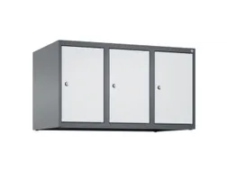 opzetkast,v. locker,3vak.,vak B 300mm,HxBxD 500x900x500mm,vleugeldeur