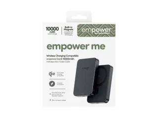 PanzerGlass empower by empower Bank | 10000mAh | Space Black, - 2