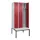locker met bank,voor scheiding van kleding,HxBxD 2120x900x815mm,3vak
