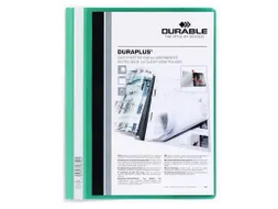 Snelhechtmap Durable Duraplus A4+ groen
