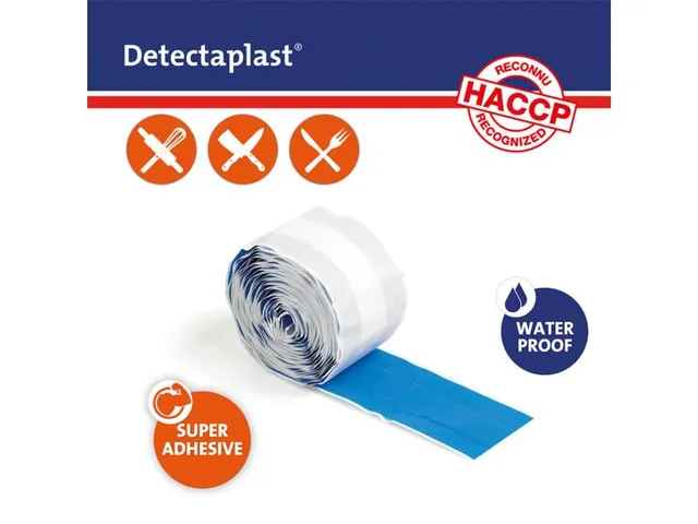 Pansement Detectaplast 8055 universal hydrofuge bleu 6cmx5m