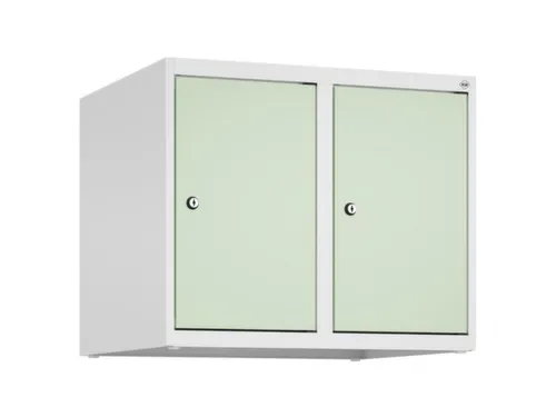 opzetkast,v. locker,2vak.,vak B 300mm,HxBxD 500x600x500mm,cilinderslot