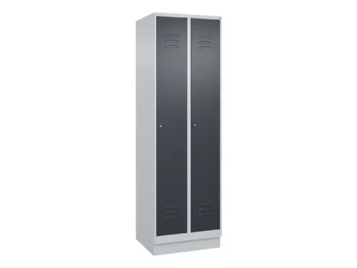 locker voor scheiding van kleding,HxBxD 1950x600x500mm,2vak