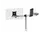 Monitorarm Durable met bladdoorvoer voor 1 scherm en 1 tablet