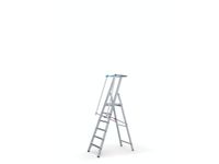 Platformladder Aluminium Bordes H X B X D 1580X 400X 400Mm 6Treden