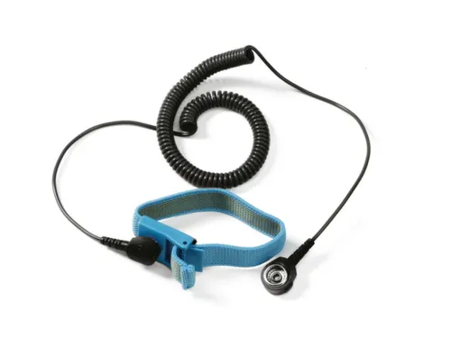 ESD-armband,v. werktafel,m. spiraalkabel,kabel 3,6m