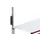 stopcontactenlijst,v. paktafel,HxBxD 304x61x45mm,m. 4stekkerdozen