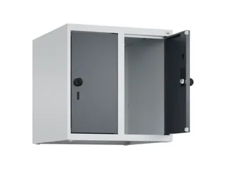 opzetkast,v. locker,2vak.,vak B 250mm,HxBxD 500x500x500mm,vleugeldeur - 2