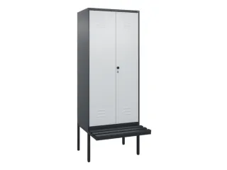 locker voor scheiding van kleding,HxBxD 2120x800x815mm,2vak - 1