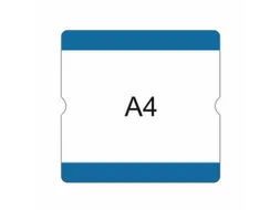 beschrijfbare hoes,markering HxB 302x290mm,PVC,blauw