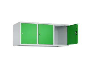 opzetkast,v. locker,3vak.,vak B 400mm,HxBxD 500x1200x500mm - 1
