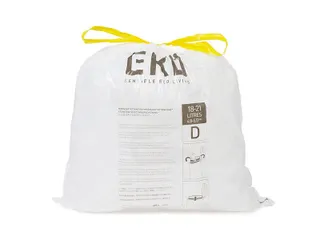 EKO Afvalzak type D | 18 - 21 liter Doos 6x 20 zakken - 1