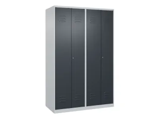 locker voor scheiding van kleding,HxBxD 1850x1200x500mm,4vak - 1
