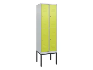 dubbeldekse locker,HxBxD 2120x600x500mm,2x2vak.,vak B 300mm - 1