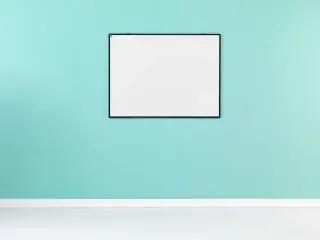 Whiteboard 30x45cm Gelakt Staal Softline 8mm zwart profiel - 3