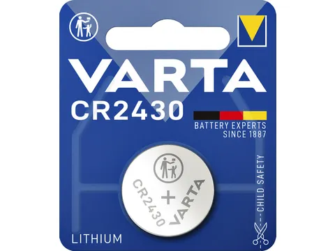 Batterij Varta knoopcel CR2430 lithium blister à 1 stuk