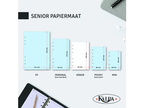 Agendavulling 2027 Kalpa Senior 7dagen/2pagina's