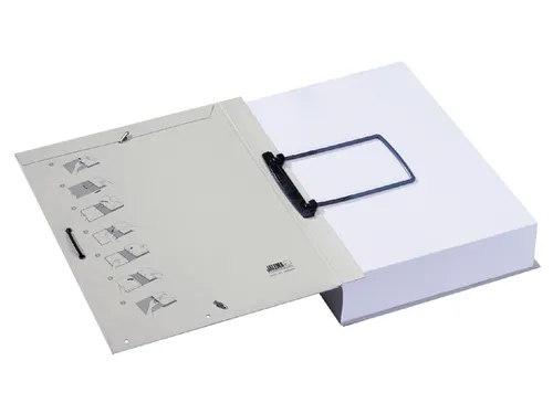 Dossiermap Jalema Extension met clip 310x220mm grijs