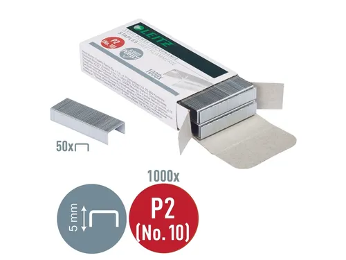 Nieten Leitz 5577 P2 nr.10 verzinkt 1000 stuks