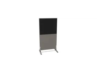 scheidingswand,v. kantoor-scheidingswand,HxB 1545x800mm,Bl-wit, - 1