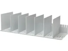OUTLET Trieur à séparateurs smovibles 10 Diviseurs 80,2cm Gris