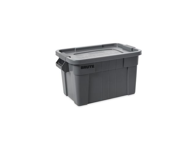 Rubbermaid BRUTE Tote with Lid - 75.5 Ltr - Grey