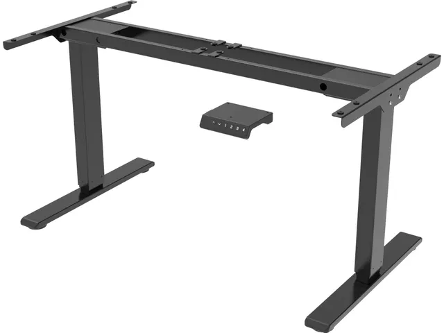 Elektrisch Verstelbaar Zit-Sta Bureau Frame Economy Zwart 180Cm