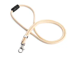 Textielkoord Gerecycled PET Met Karabijnhaak Beige 10 Stuks